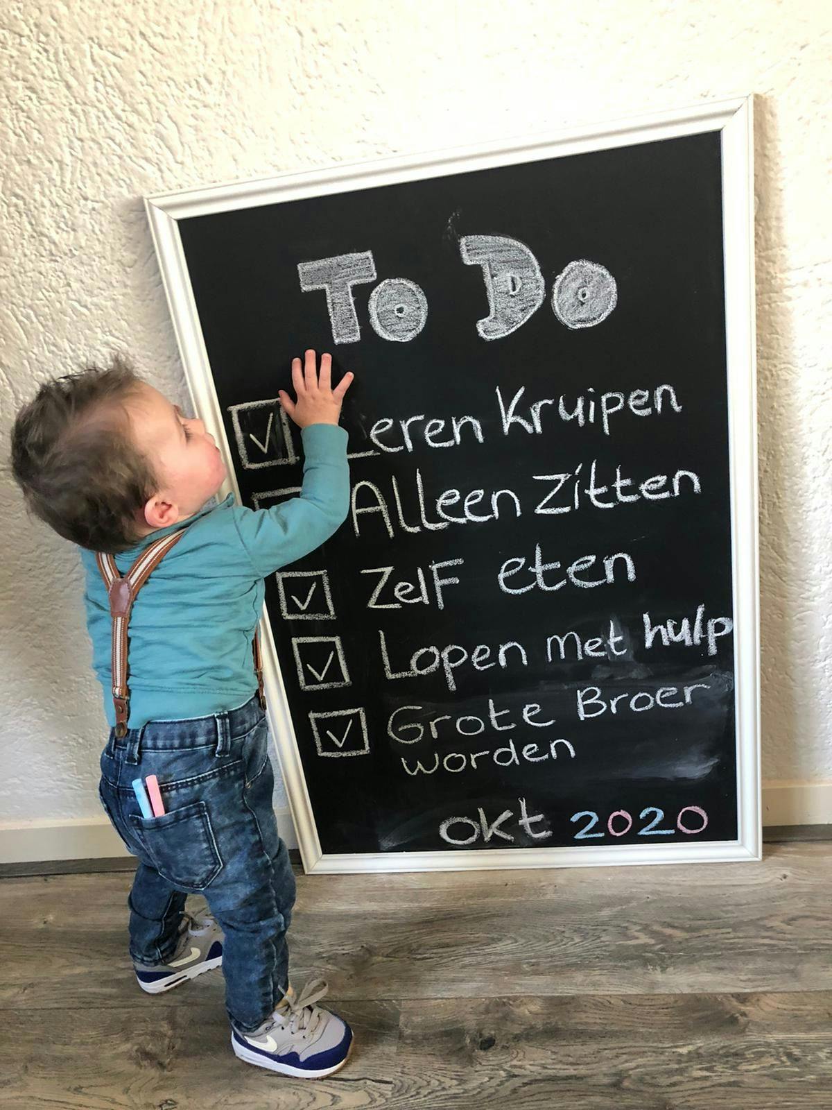 Krijtbord maken met schoolbordverf