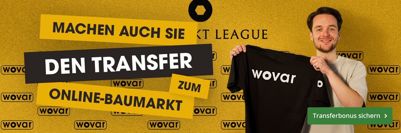 Führen Sie eine Überweisung an den führenden Online-Baumarkt durch