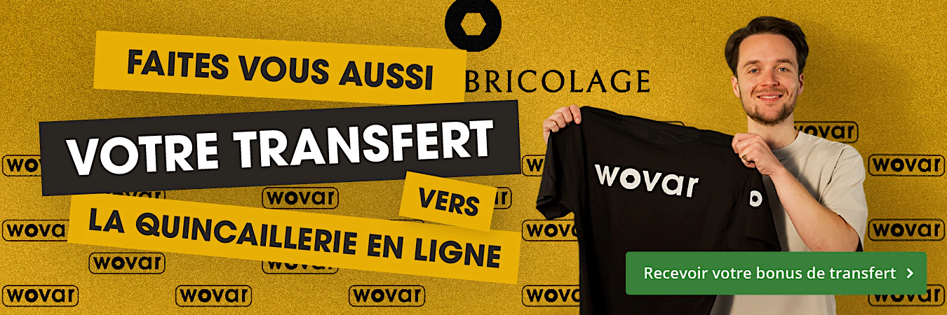 Effectuez un virement vers le magasin de bricolage en ligne par excellence