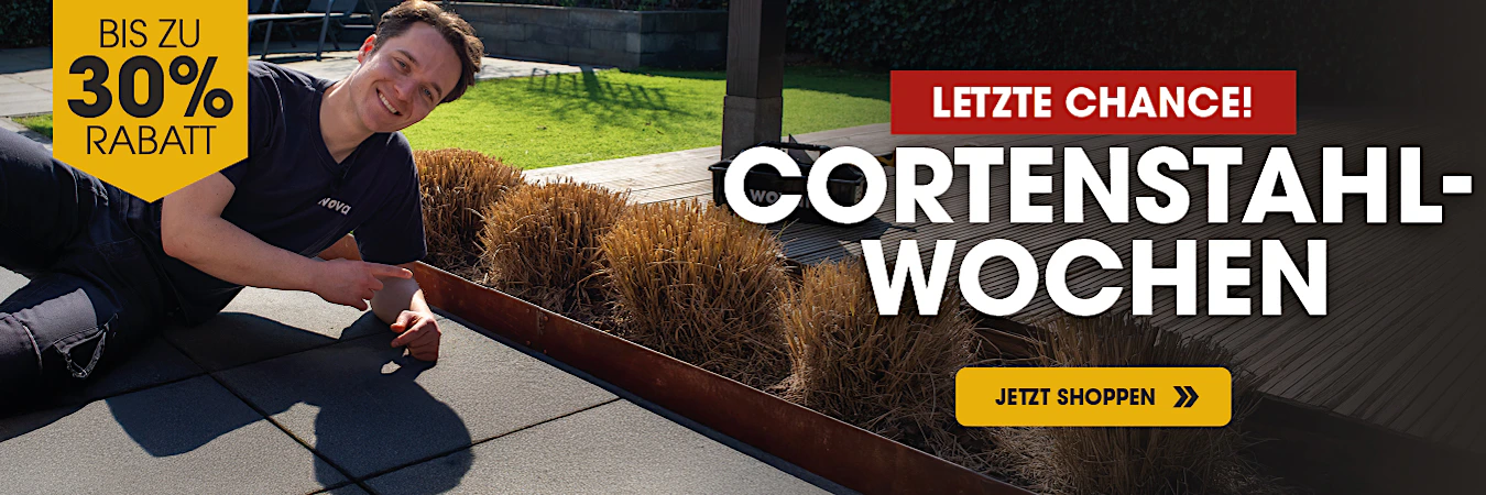 Cortenstahl-Wochen bei Wovar mit bis zu 30 % Rabatt