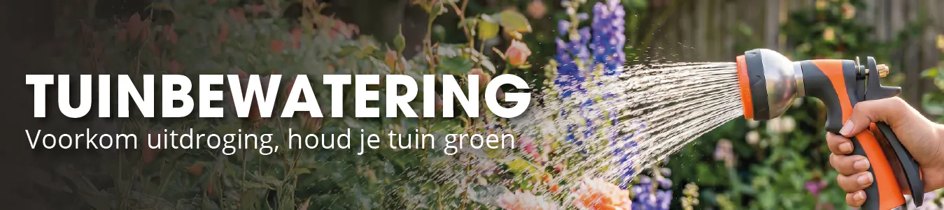 Slim bewateren tijdens de hitte