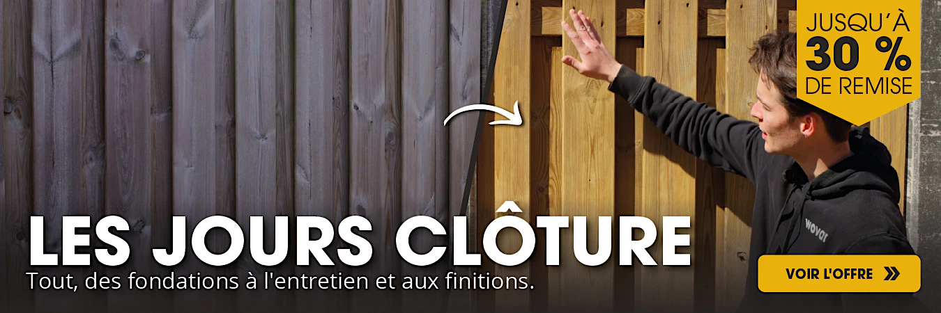 Les Jours Clôture Wovar