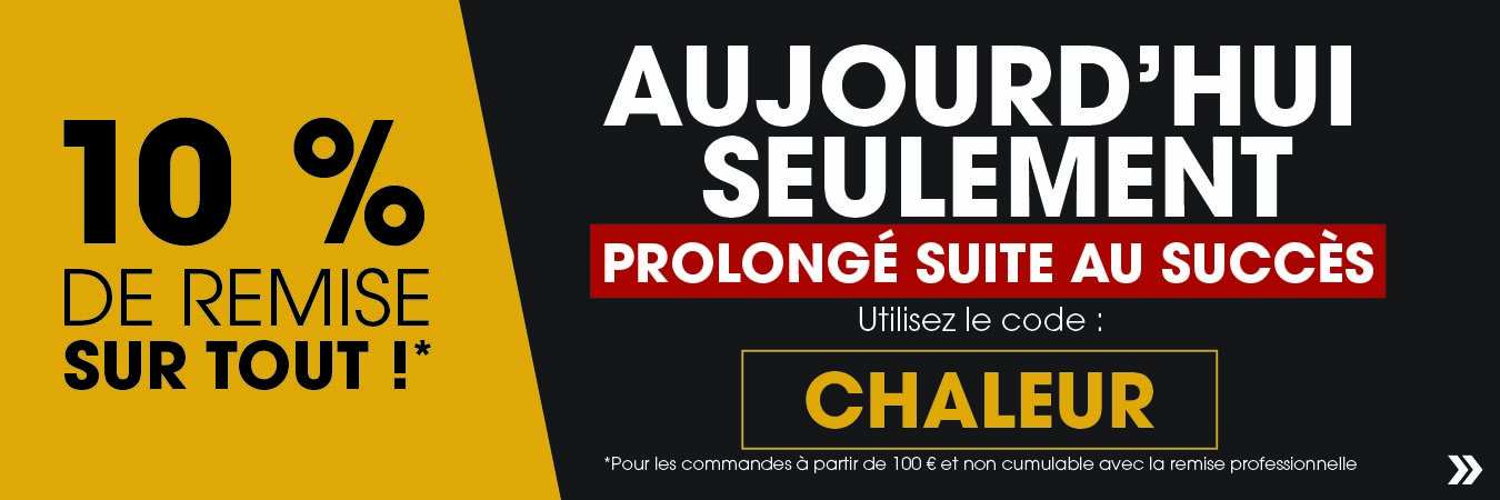 10% de remise sur tout!