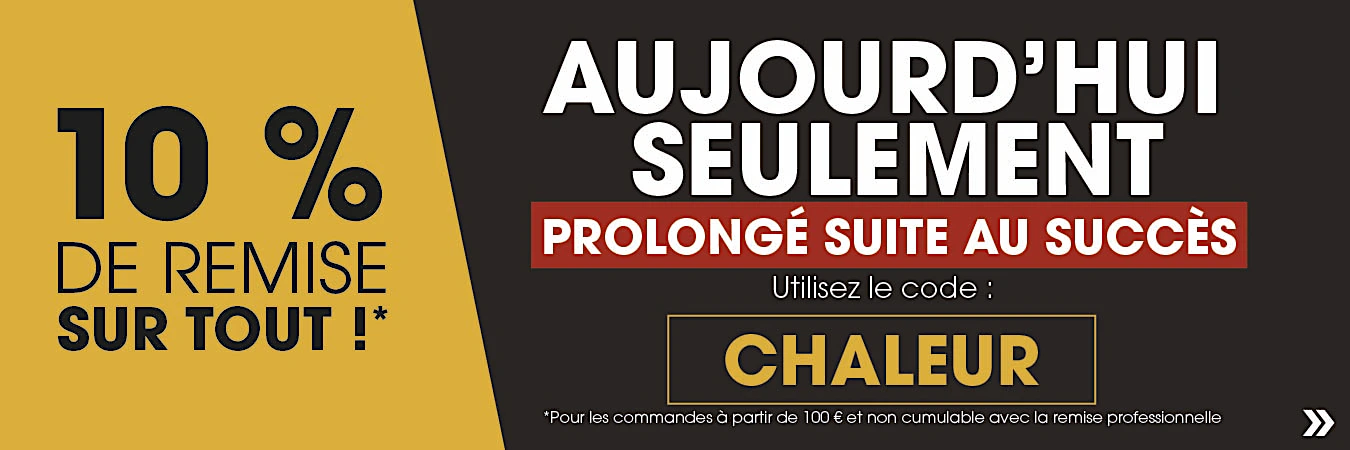 10% de remise sur tout!