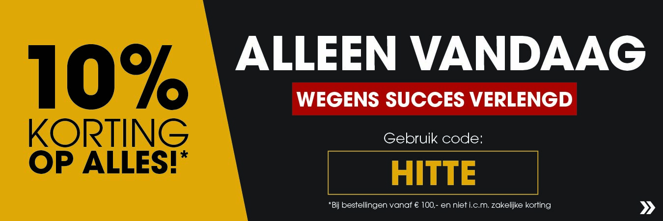 10% korting op alles