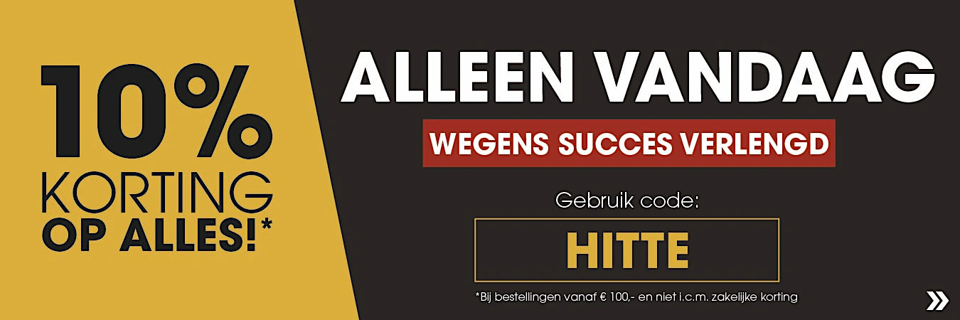 10% korting op alles