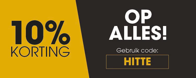 10% korting op alles bij Wovar