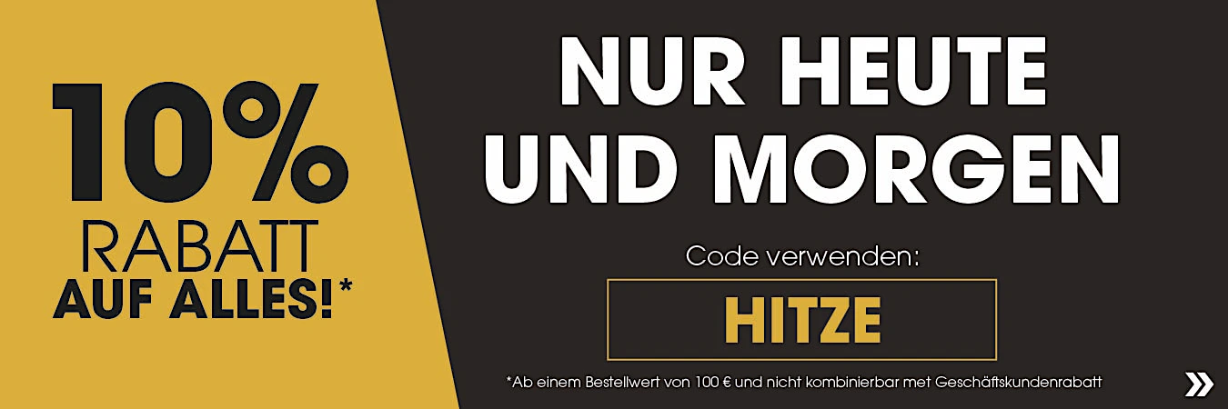 10% Rabatt auf alles
