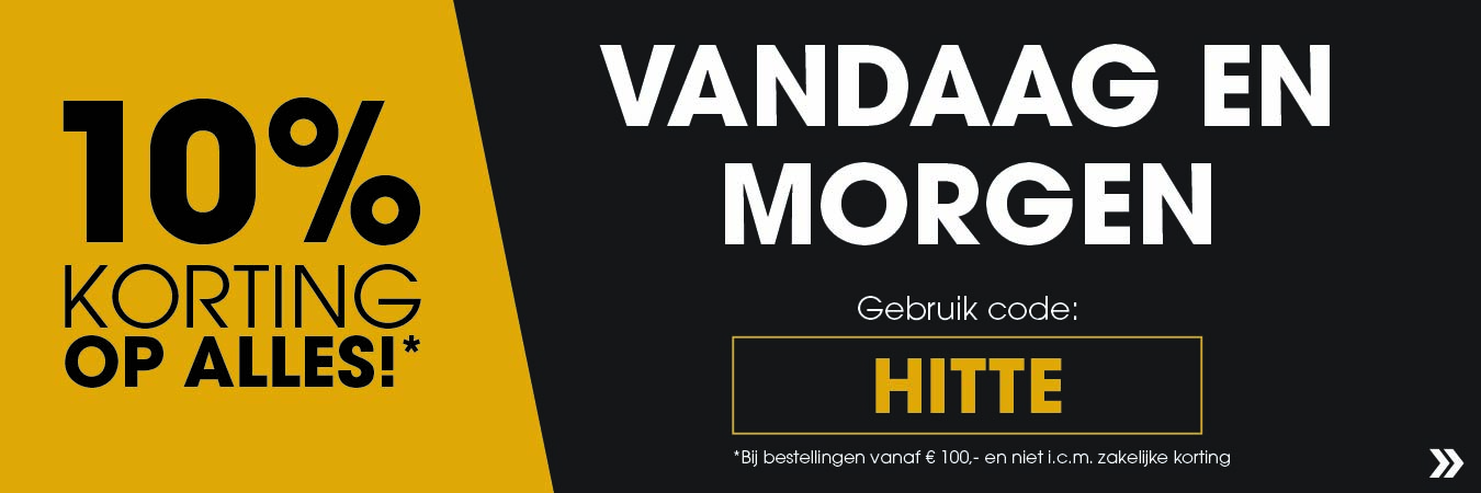 10% korting op alles