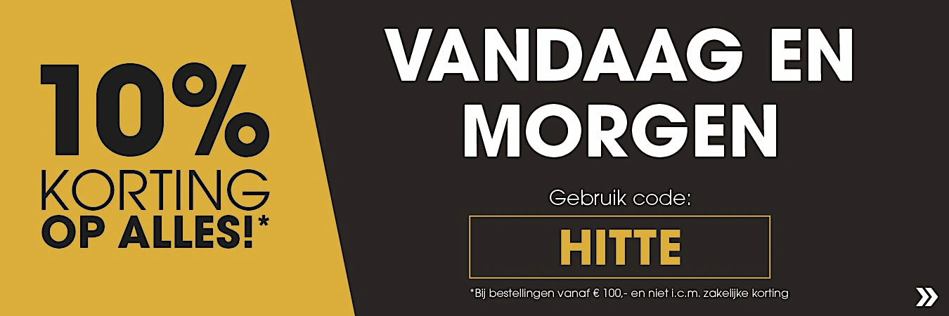 10% korting op alles