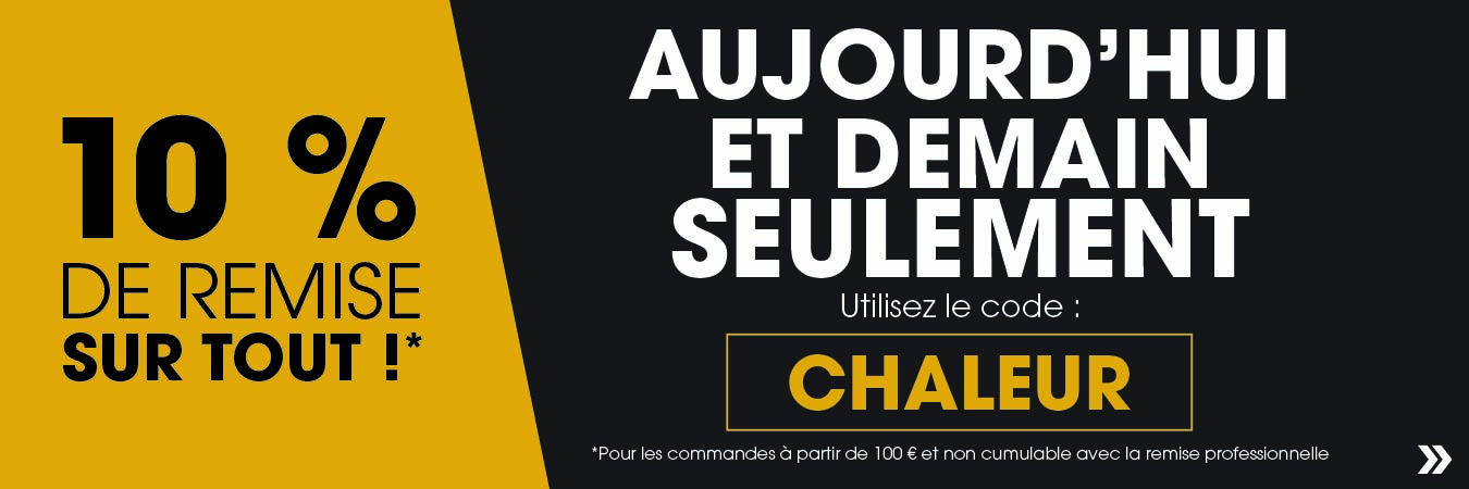 10% de remise sur tout!