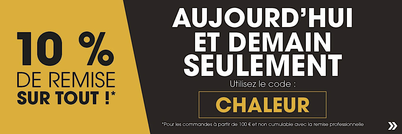 10% de remise sur tout!