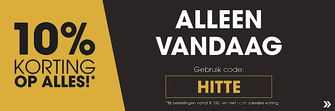 10% korting op alles