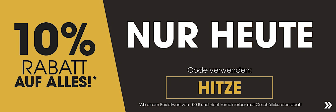 10% Rabatt auf alles