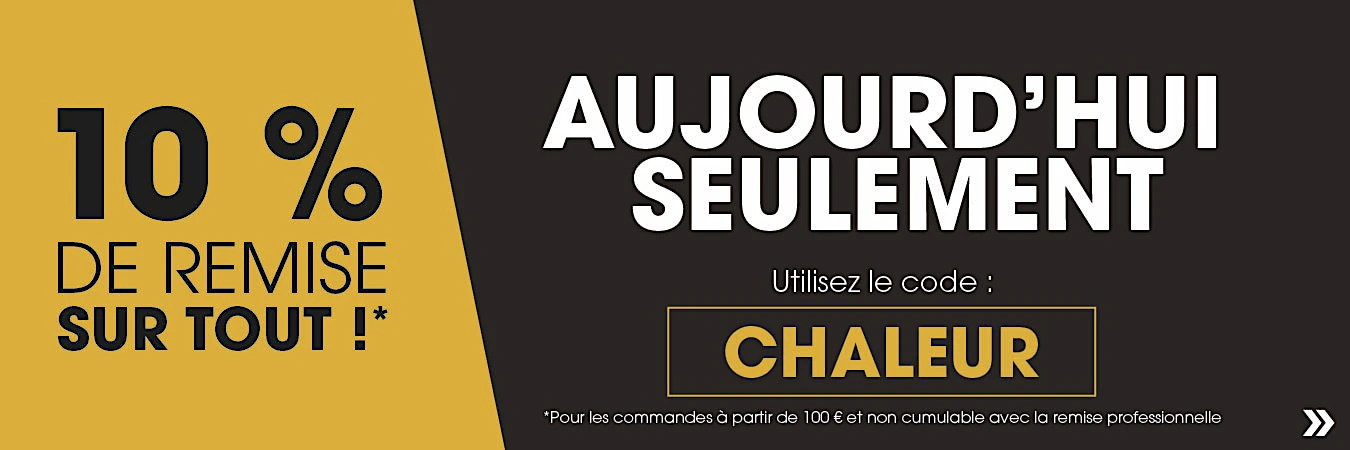 10% de remise sur tout!