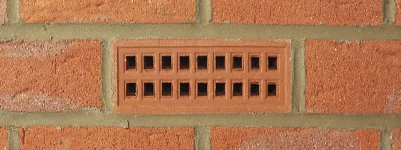 Spouwmuur Ventileren