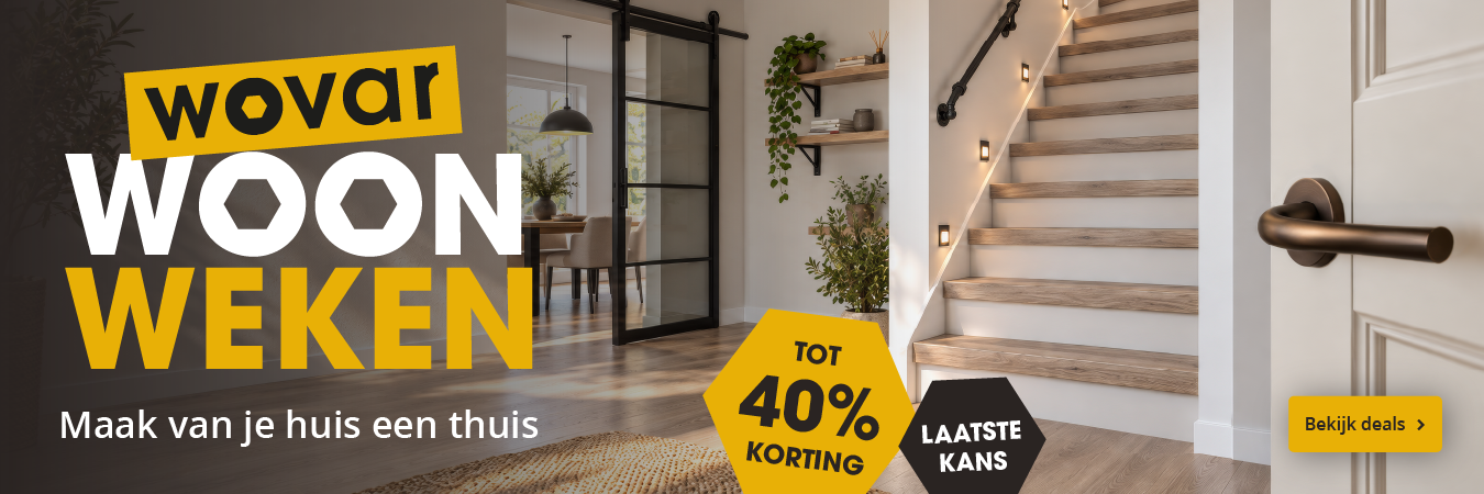 Wovar woonweken -40% korting