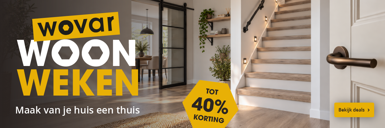 Wovar woonweken -40% korting