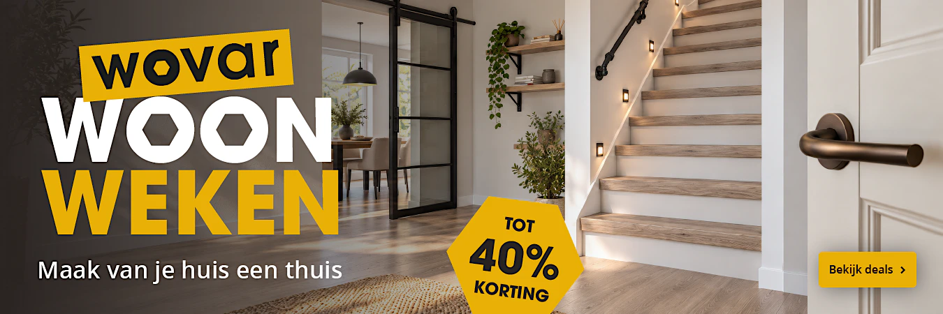 Wovar woonweken -40% korting