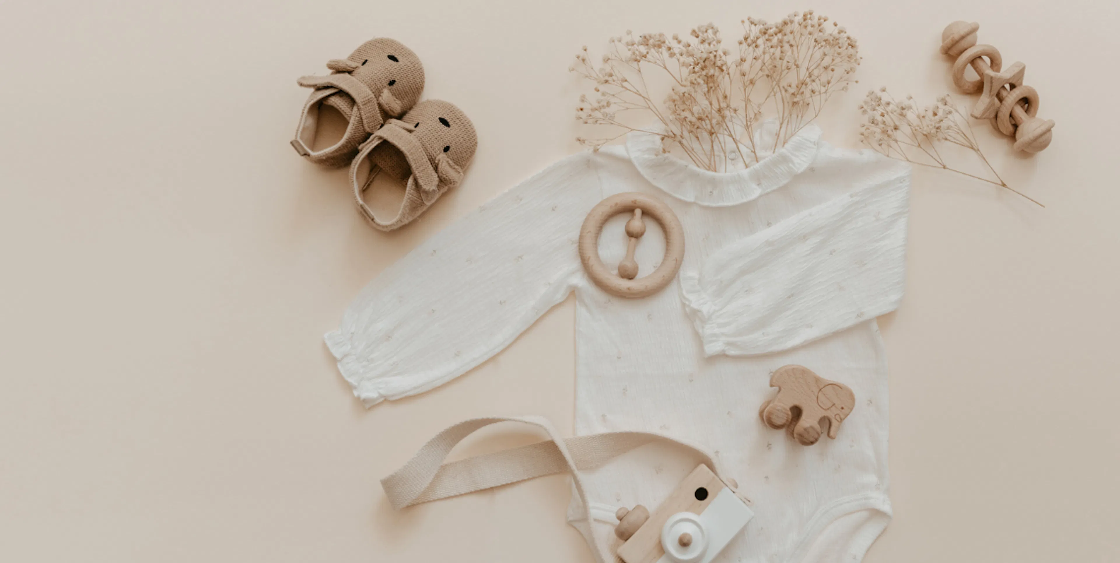 Baby items to put in a time capsule of baby's first year