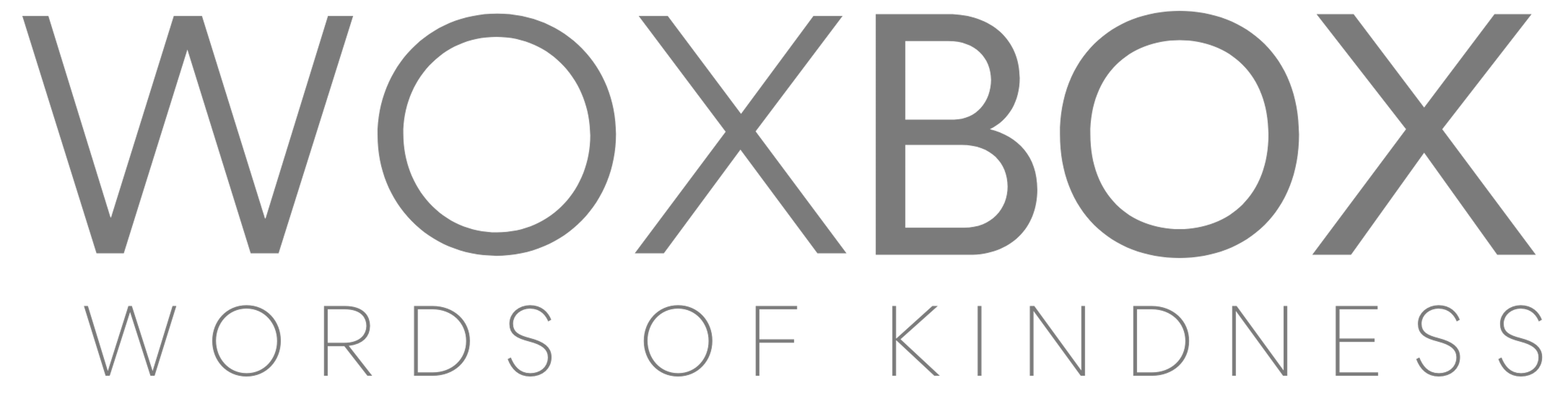 Woxbox Words Of Kindness Text Logo