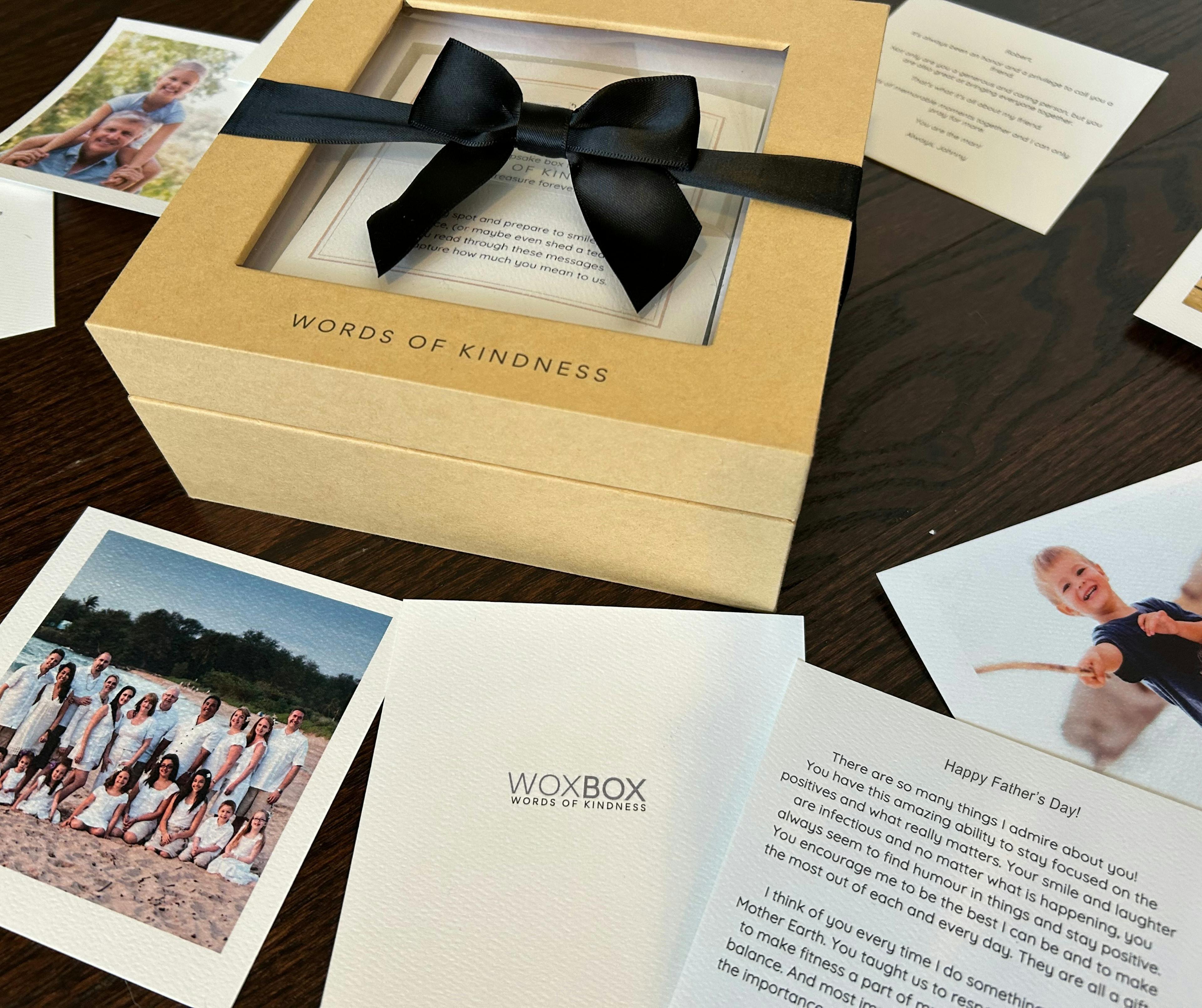 Message cards for a dad, grad or teacher Woxbox