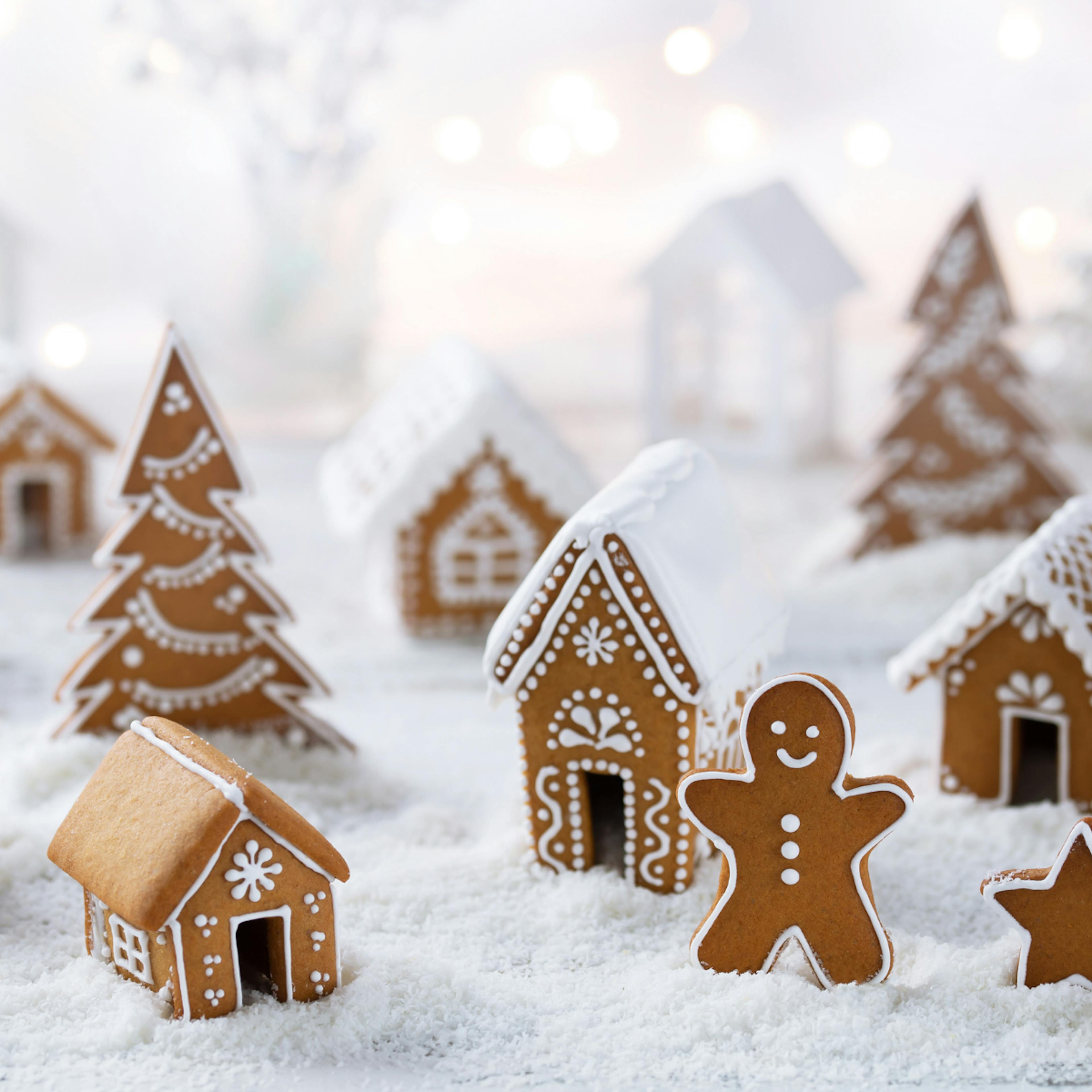 Gingerbread village family tradition