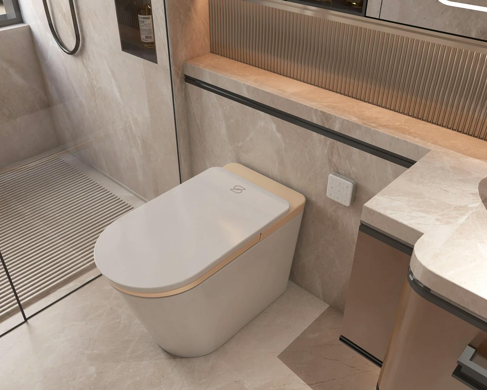 SEEWIN Smart Toilet and Bidet Goldden Seat CL-5