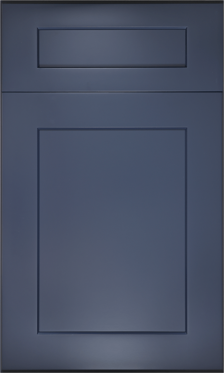 Blue Shaker Cabinet