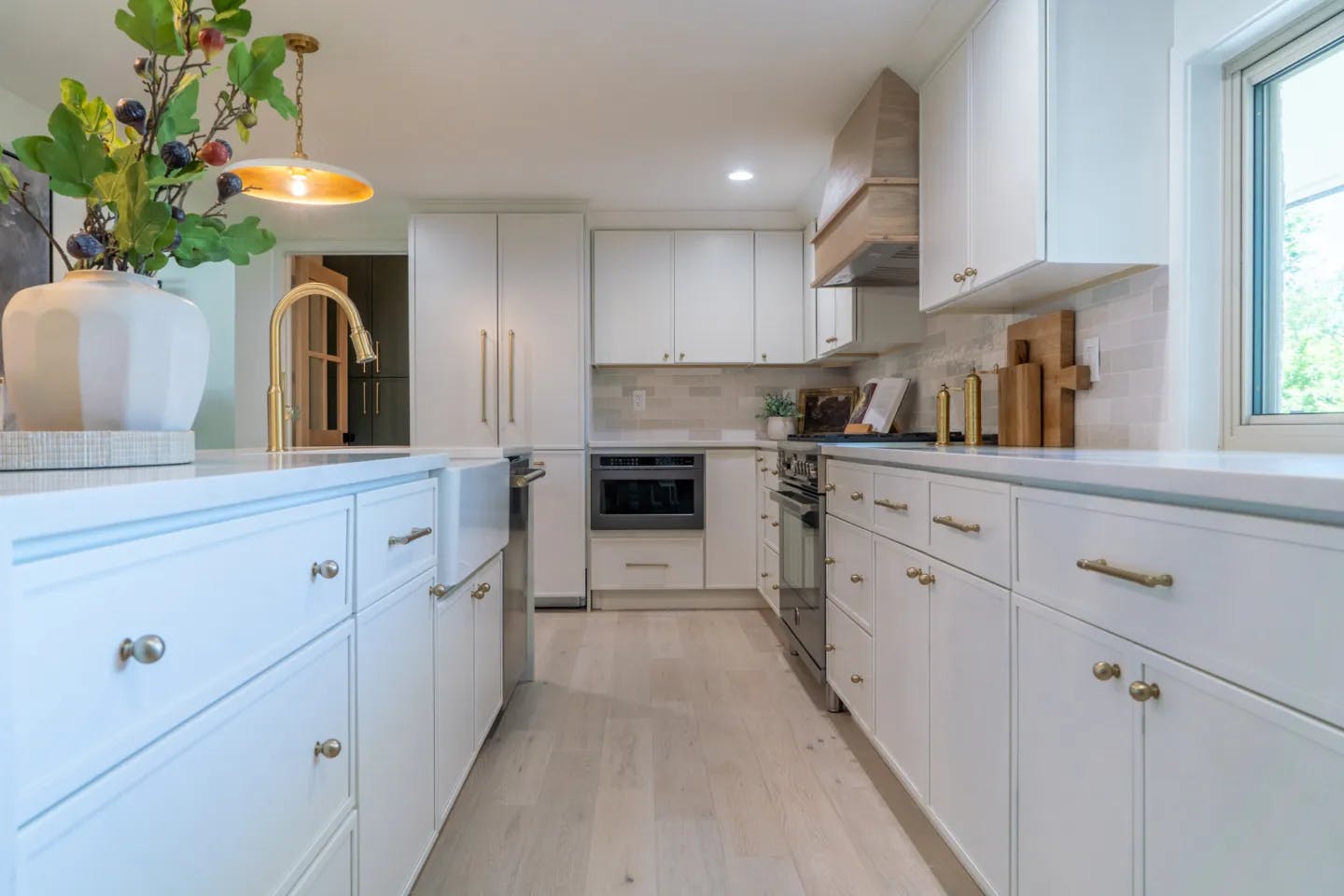 Slim White Dove Shaker Cabinet