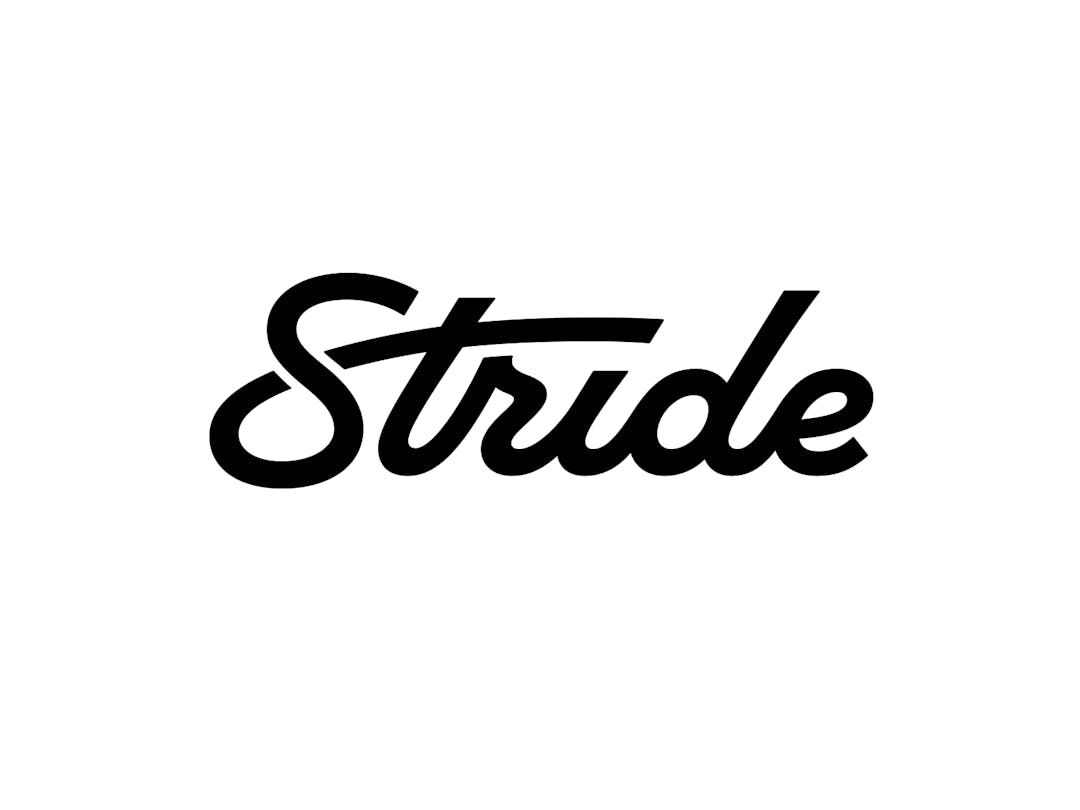 Stride health logo wordmark