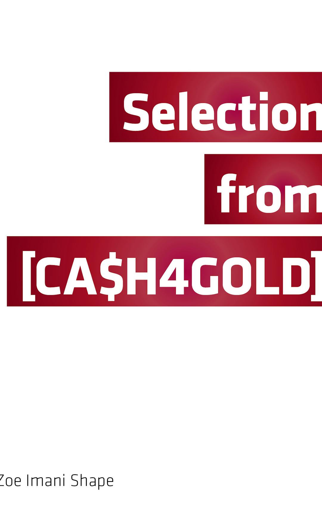 Selection from [CA$H4GOLD]