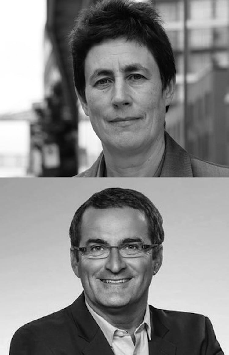 Chantal  Hébert and Jean Lapierre