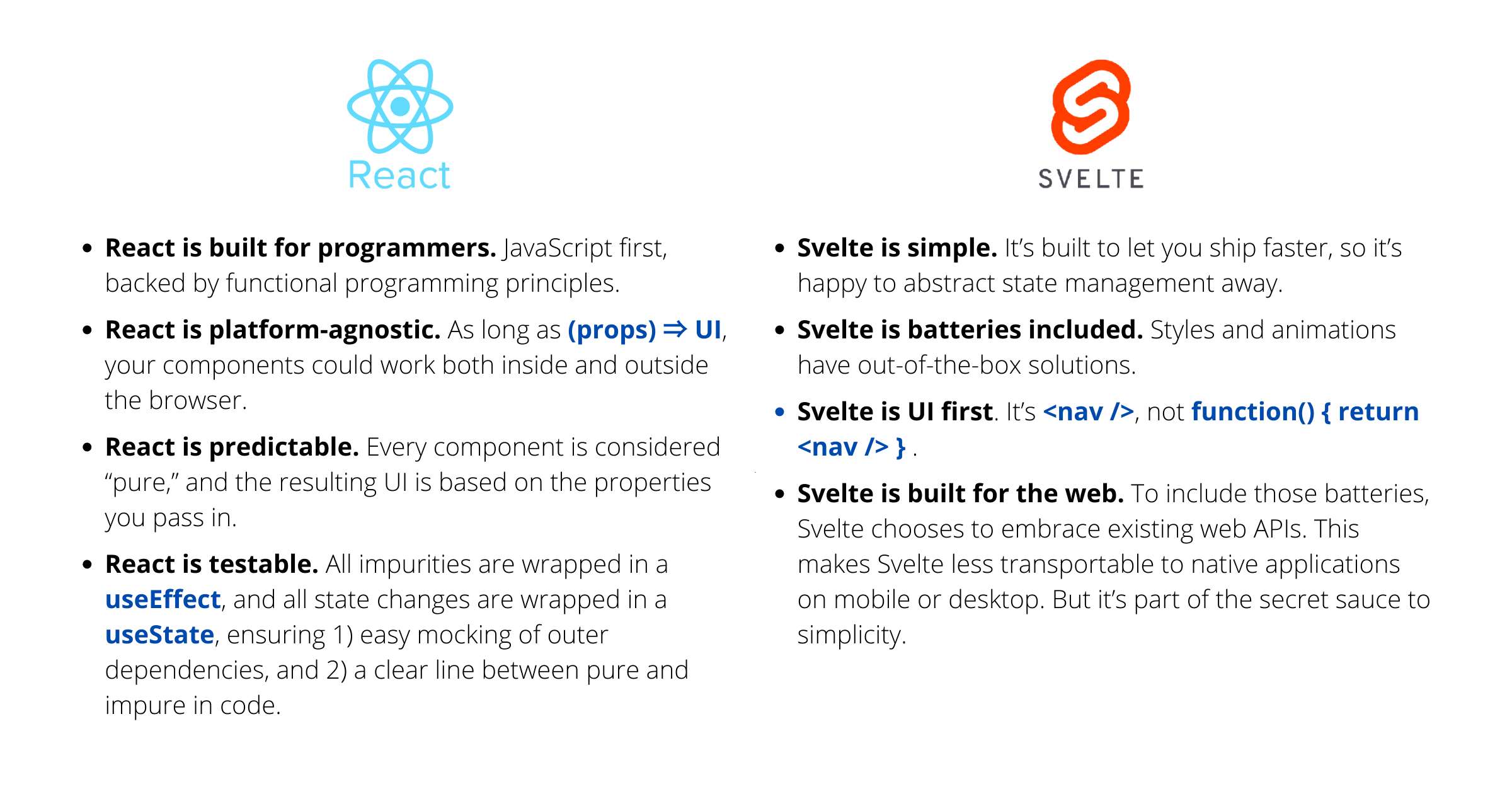 Svelte Vs. React: A Definitive Guide To Choosing The Best Match For You ...