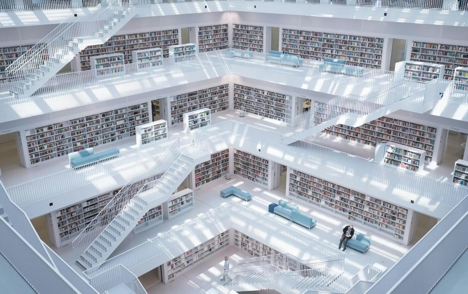 Sehenswürdigkeiten in Stuttgart: Die Stuttgarter Bibliothek