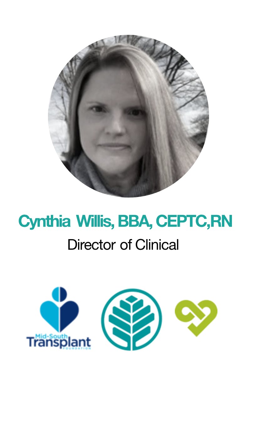 Cynthia Willis, BBA, CEPTC, RN
