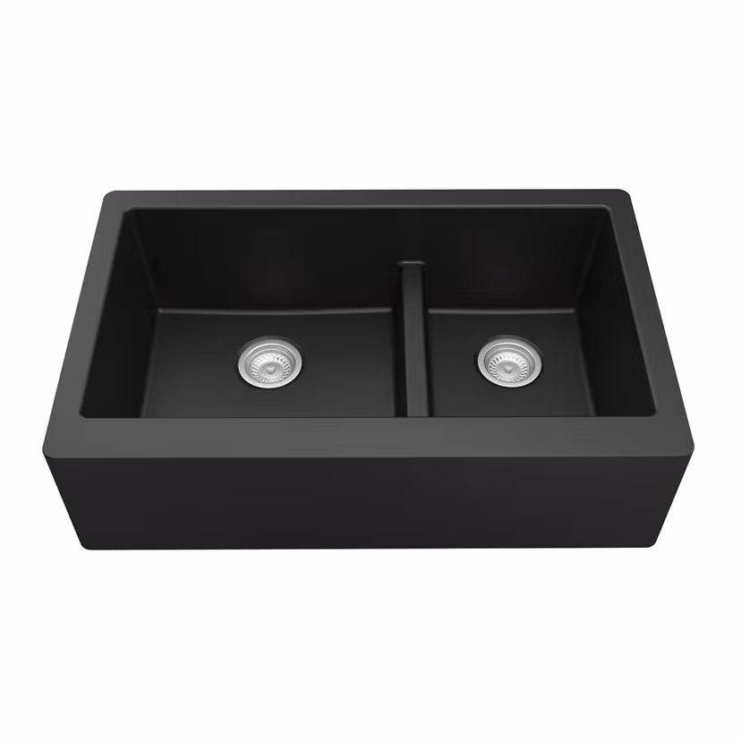 QA-760 34 Inch Undermount Kitchen Sink QA-760-BK