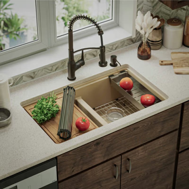 QUWS-880 Quartz Undermount Workstation