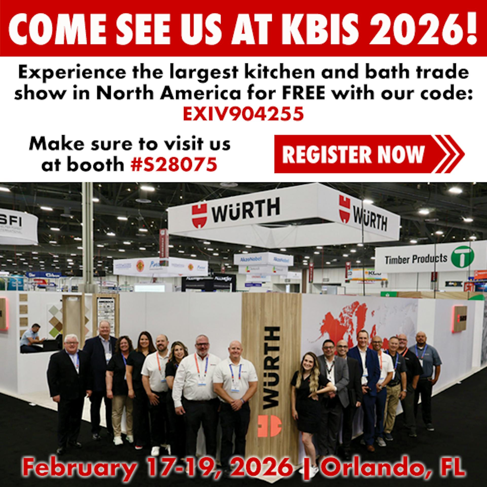 Come See Us At KBIS 2026!