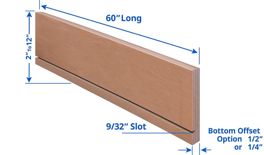 Drawer Side Dimensions