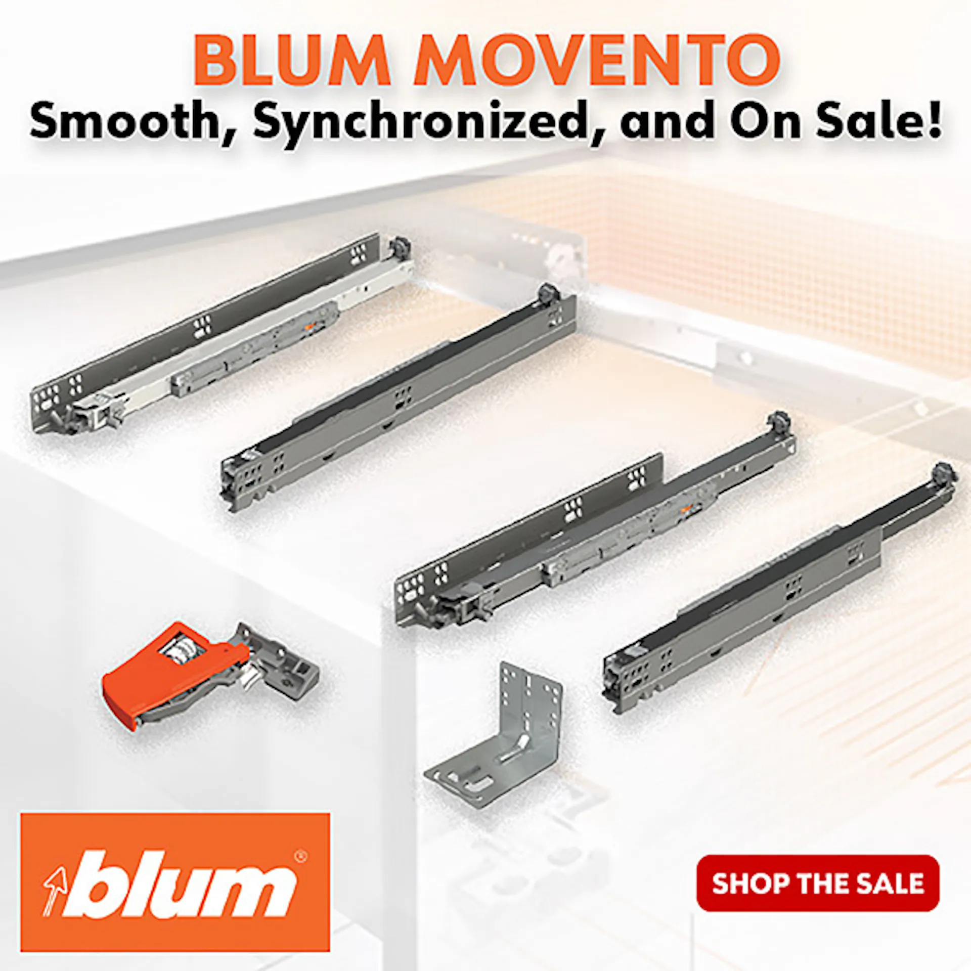 BLUM MOVENTO Smooth, Synchronized, and On Sale!