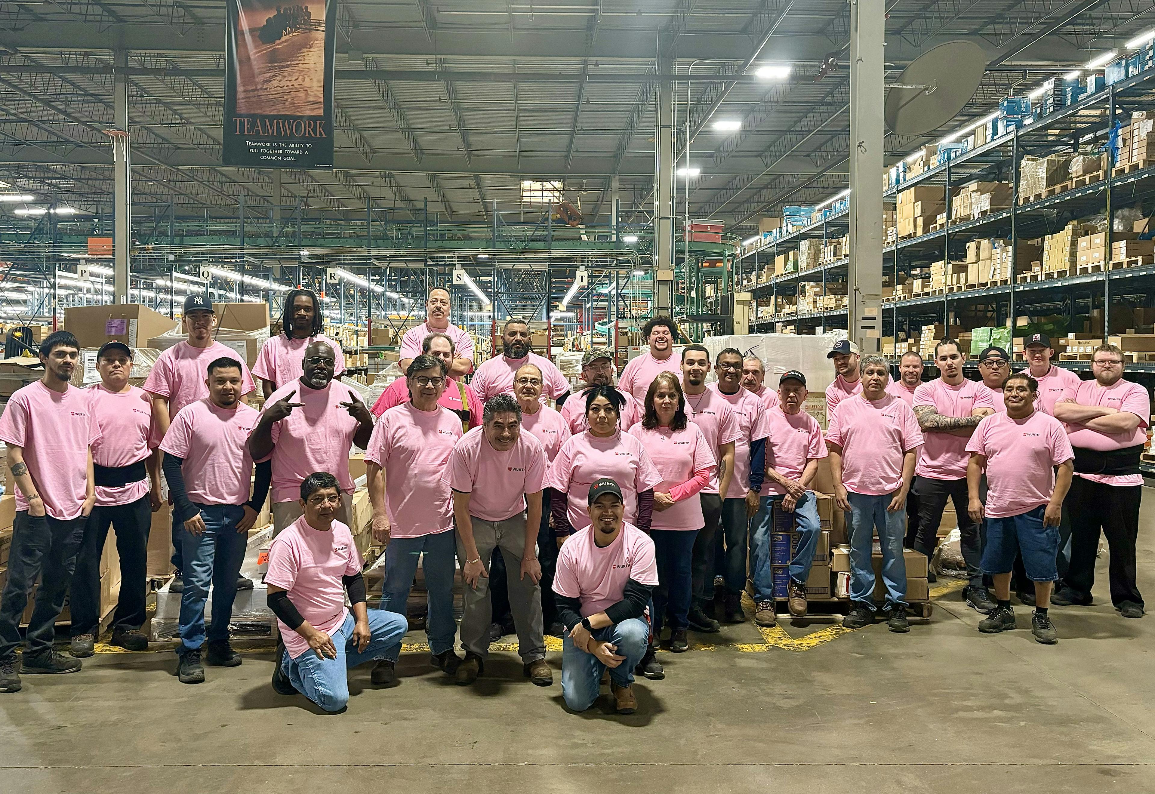 A group of Wurth employees