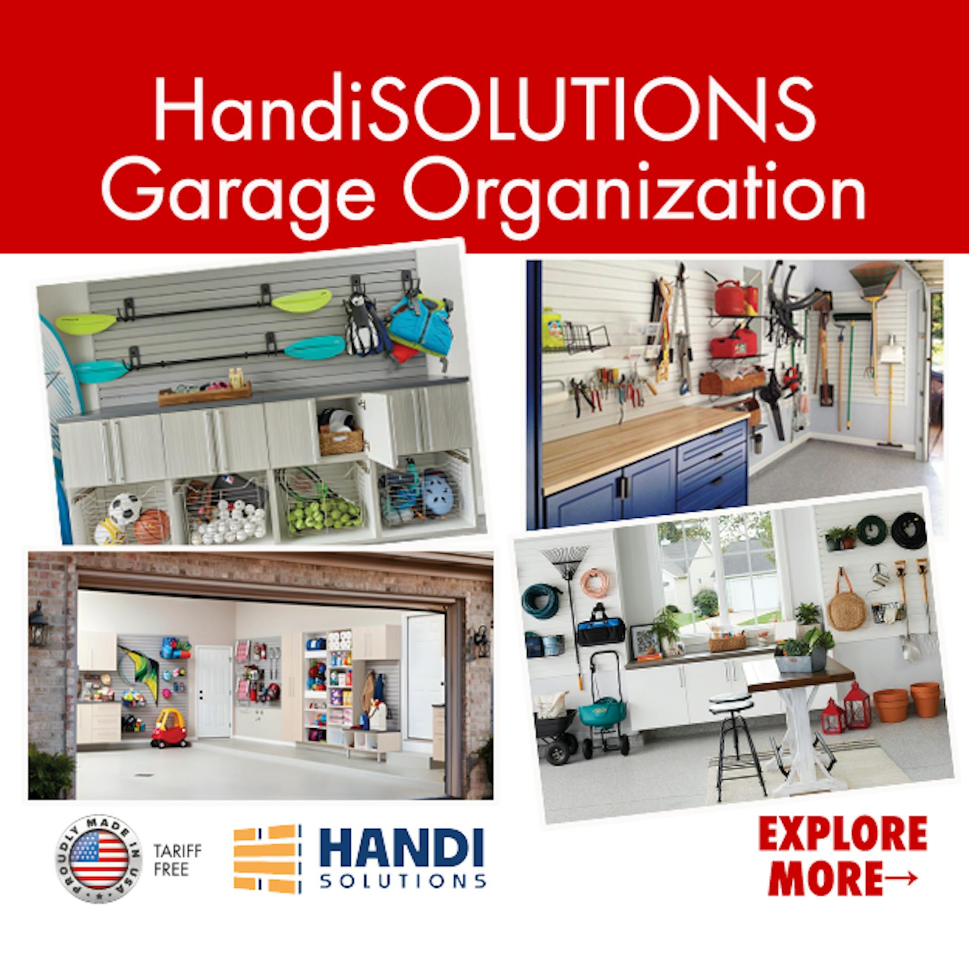 HandiSOLUTIONS Garage Organization