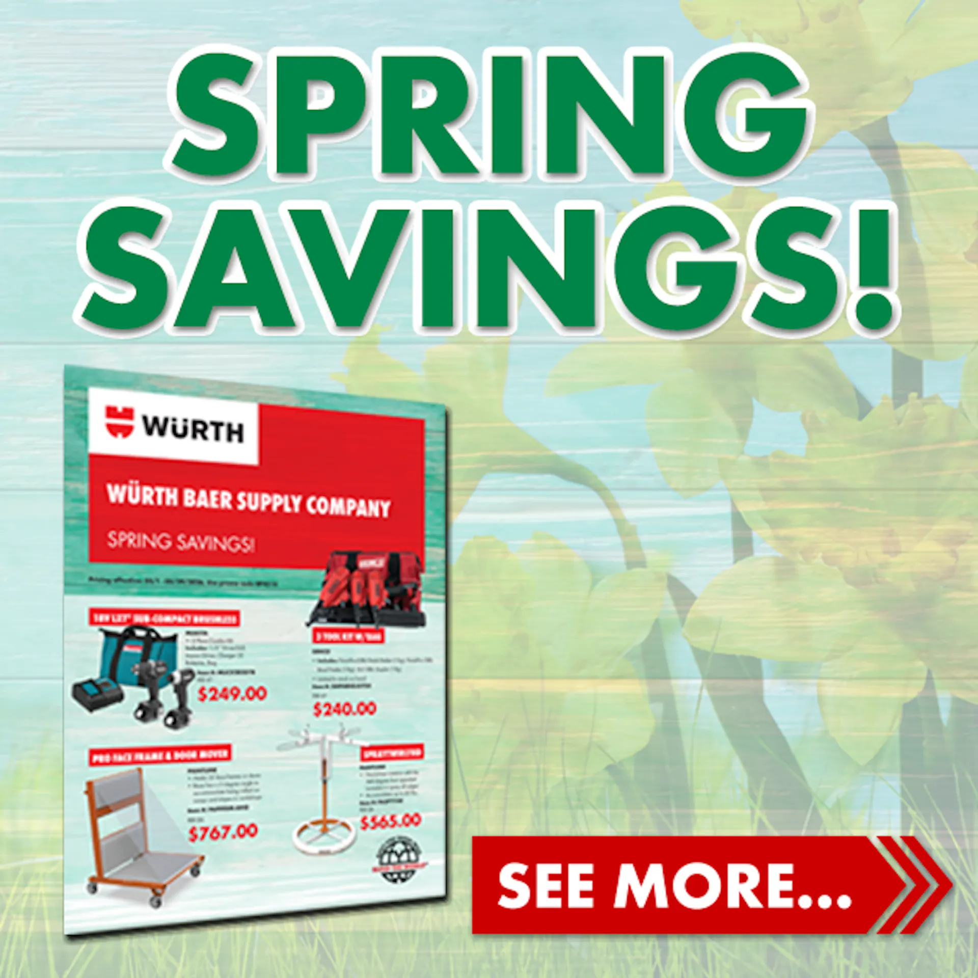 Spring Savings 2026