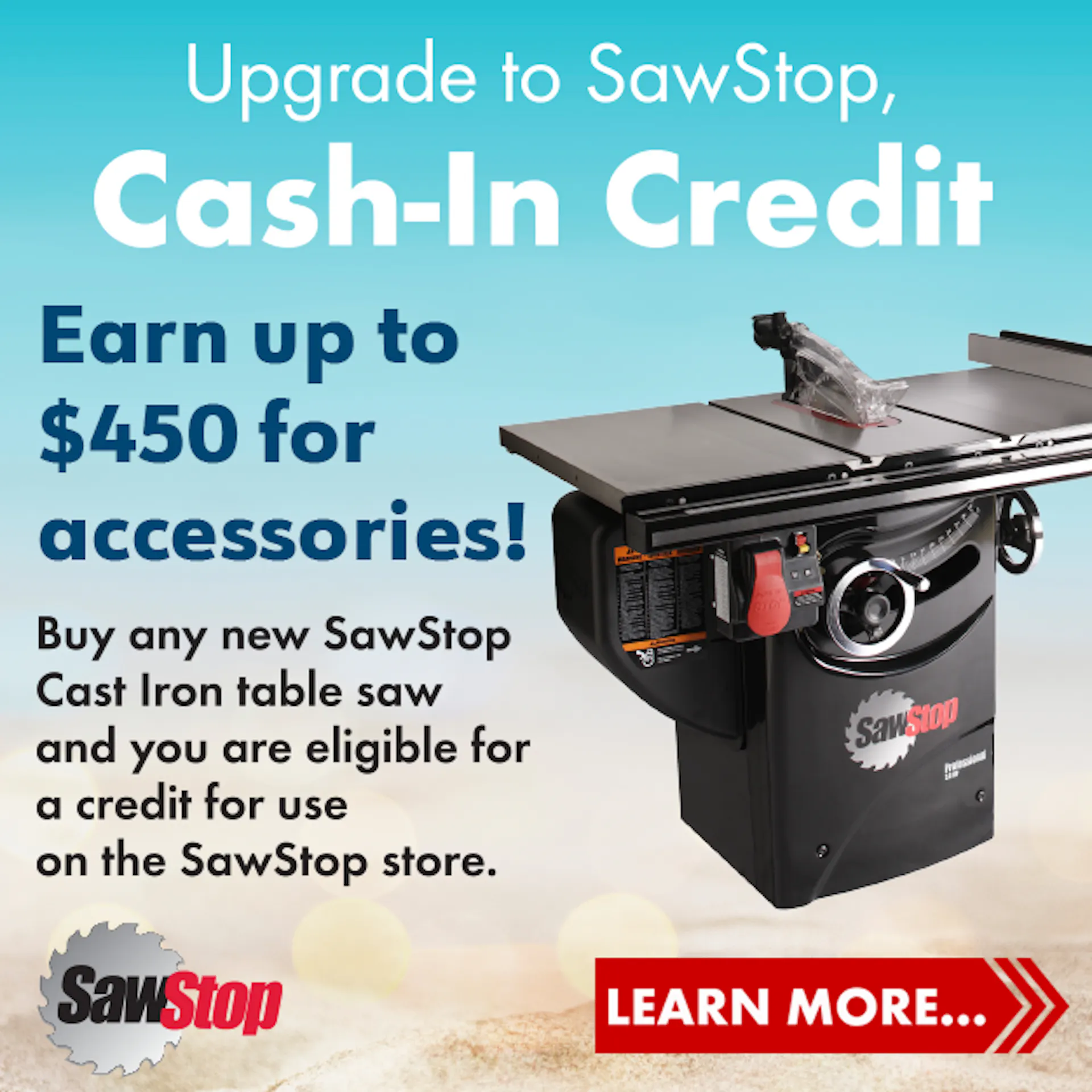 SawStop Summer Promo