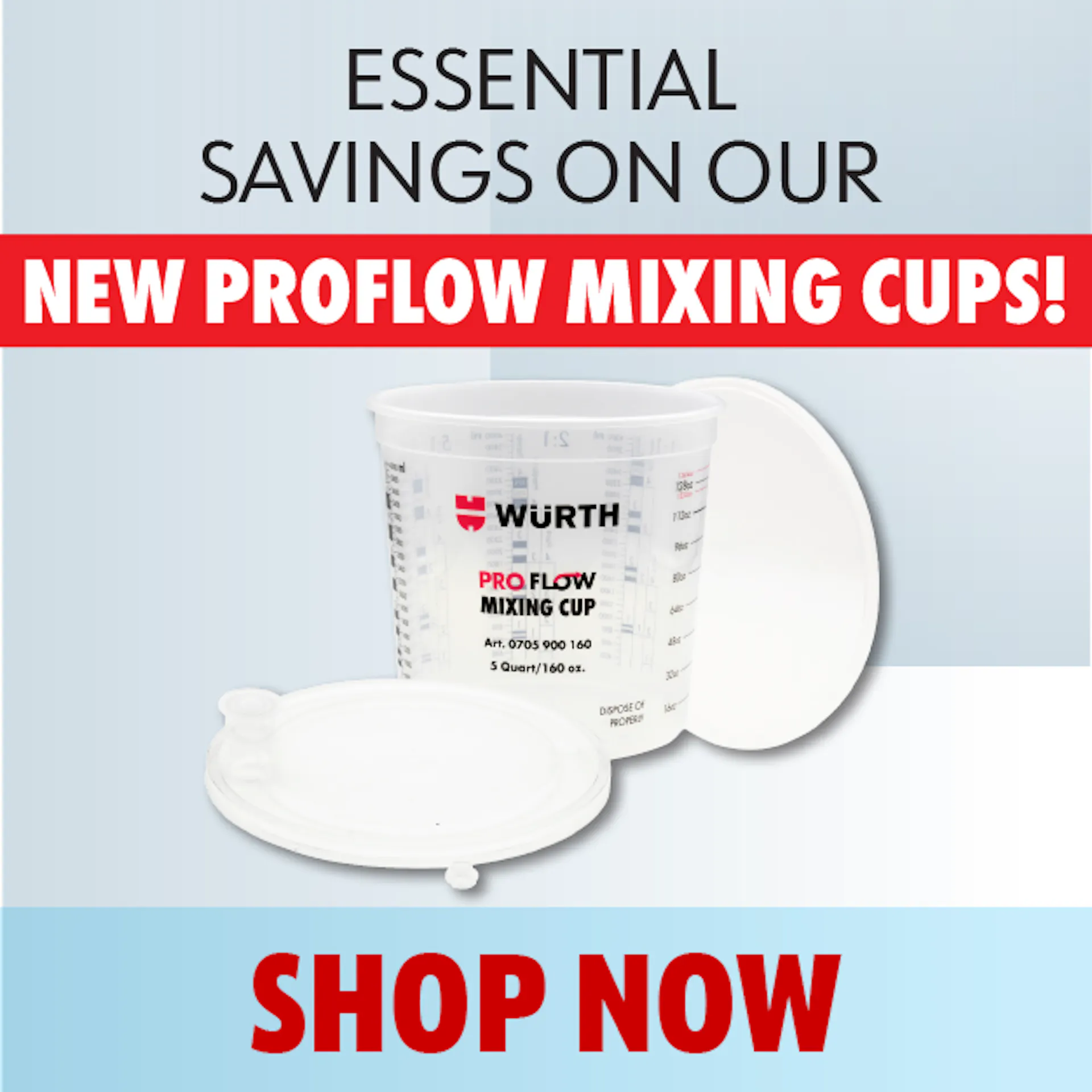 New ProFlow Mixing Cups