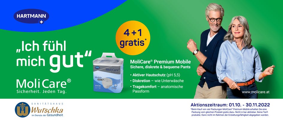 Molicare Premium Mobile Aktion 4+1 Gratis 