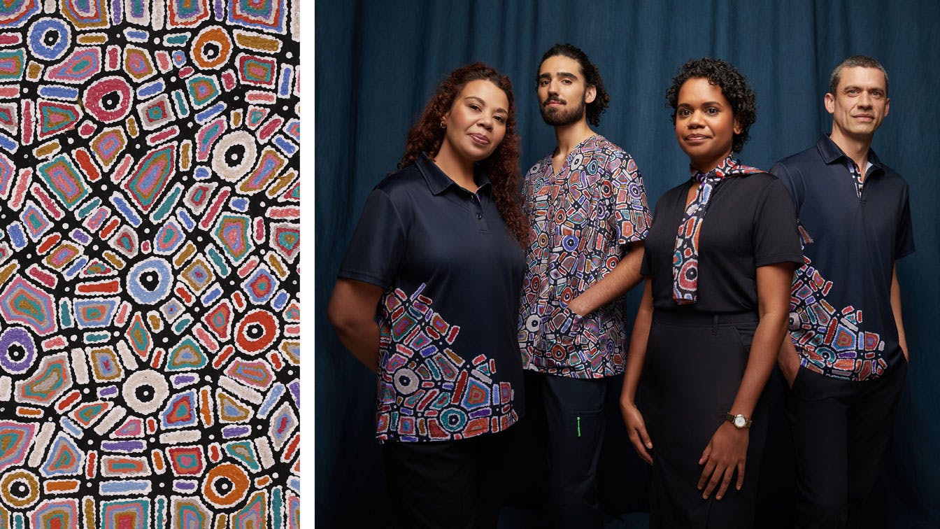Lynette Nangala Singleton – Ngapa Jukurrpa (Water Dreaming) 
