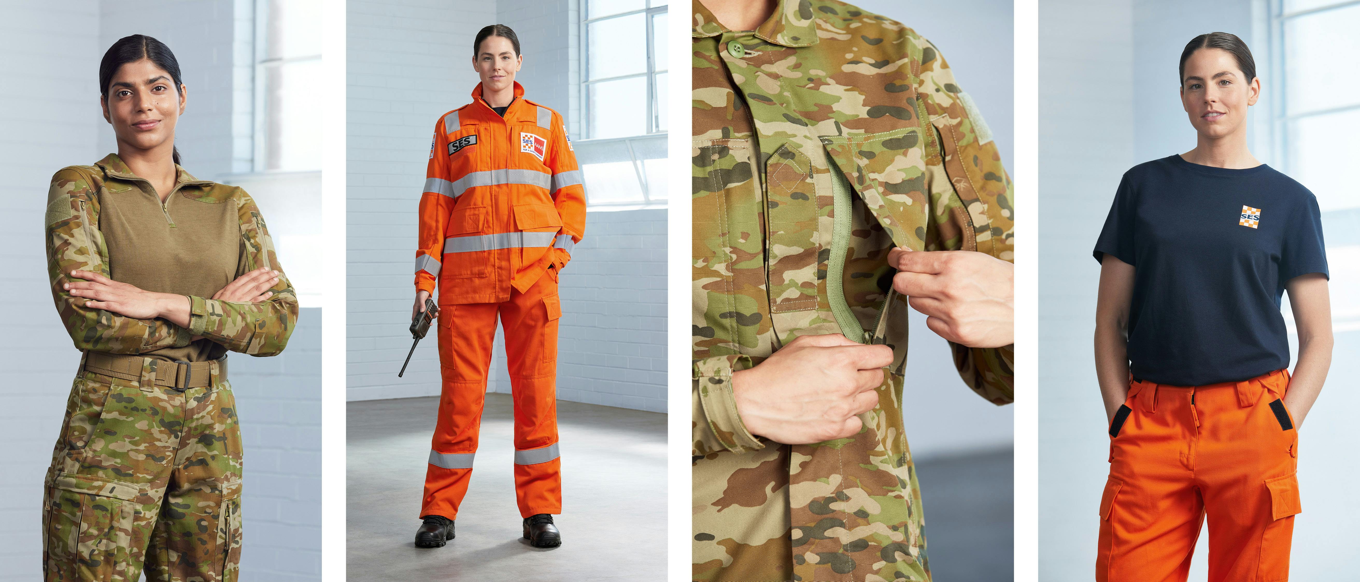 ADF and VIC SES uniforms