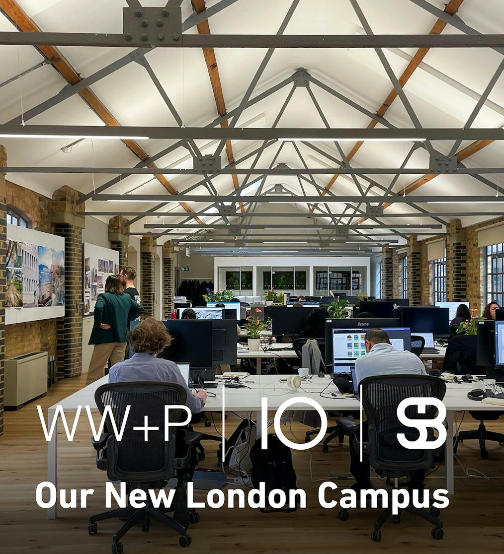 Arch Line New London Campus with Logo